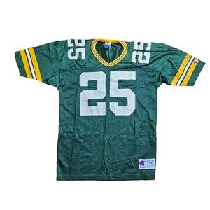 Vintage Champion Green Bay Packers Dorsey Levens #25 Jersey Size 44, NFL